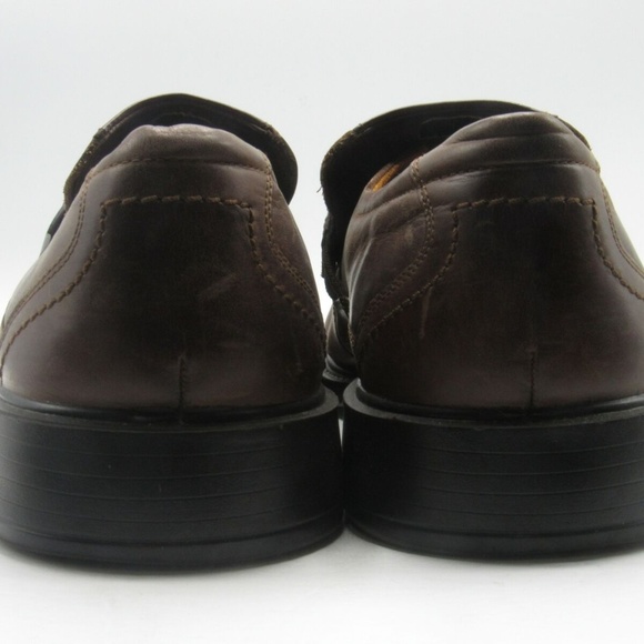 Ecco Size 13 M/EU 46 Brown Leather Loafer B6 A1 main image 4